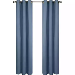 Kirklands Home Room Darkening Curtain Panel Set, 84 in. Blue Best