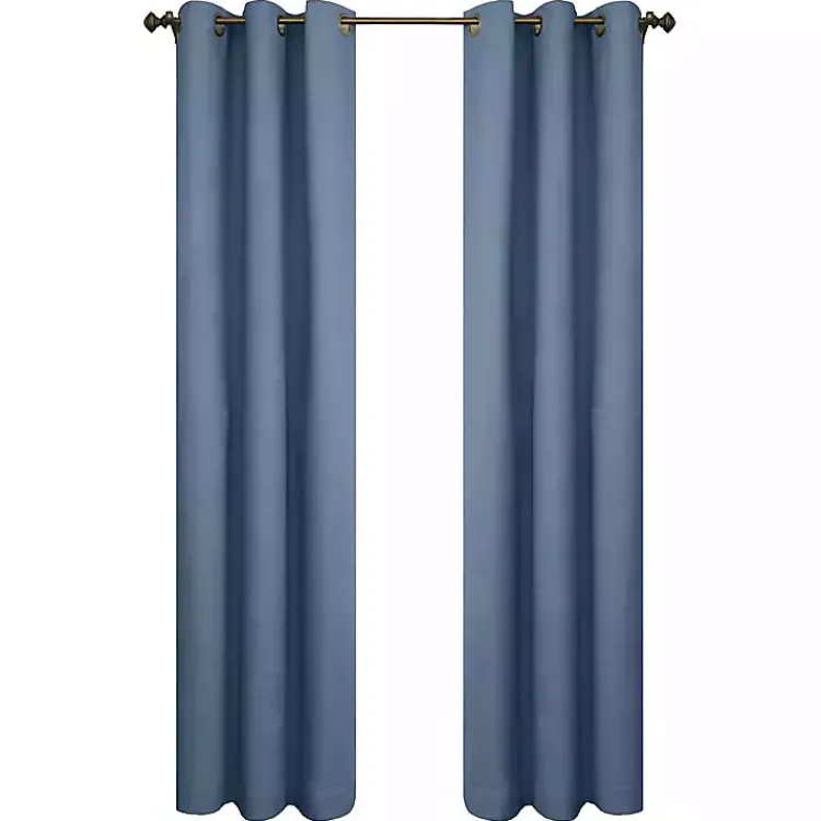Kirklands Home Room Darkening Curtain Panel Set, 84 in. Blue Best