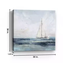 Kirklands Home Sailing I Canvas Art Print Blue Online