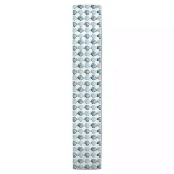 Kirklands Home Blue Scallop Seashells Table Runner, 90 in. Best