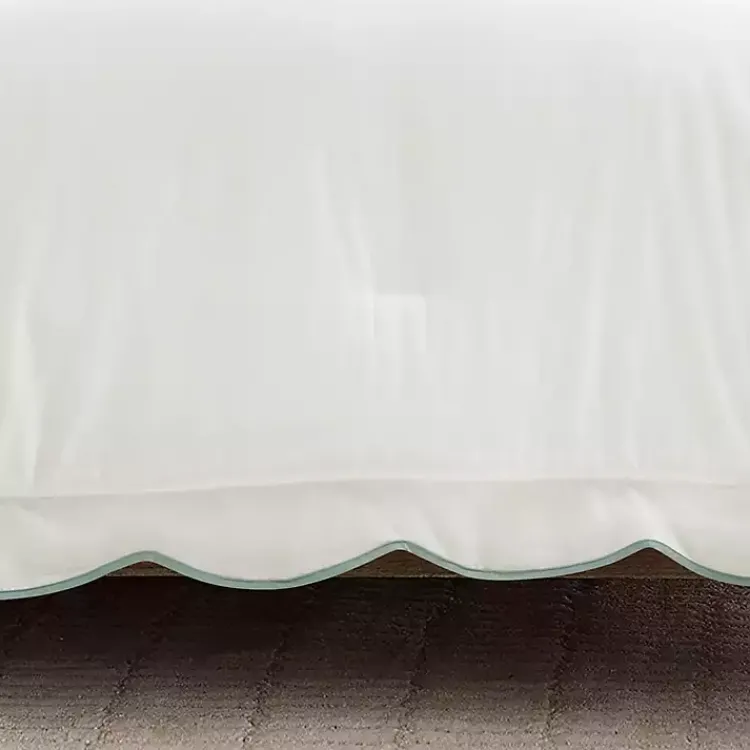 Kirklands Home Blue Scalloped Edge 3-pc. Full/Queen Comforter Set