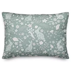 Kirklands Home Scandinavian Bunny Indoor/Outdoor Pillow Blue Online