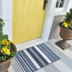 Kirklands Home Blue Shades Striped Indoor/Outdoor Scatter Rug Online