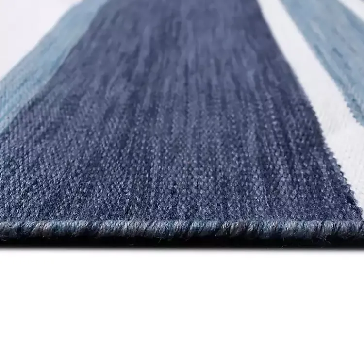 Kirklands Home Blue Shades Striped Indoor/Outdoor Area Rug, 5x7 Hot