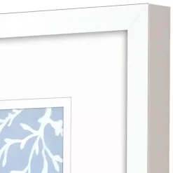 Kirklands Home Blue Shell Silhouettes Framed Art Prints, Set of 2 Discount