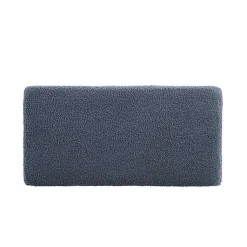 Kirklands Home Blue Sherpa & Walnut Rectangle Storage Ottoman Online