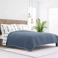 Kirklands Home Blue Shibori Reversible 2-pc. Twin Quilt Set Clearance