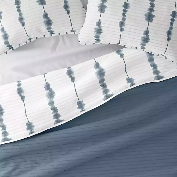 Kirklands Home Blue Shibori Reversible 3-pc. King Quilt Set Discount
