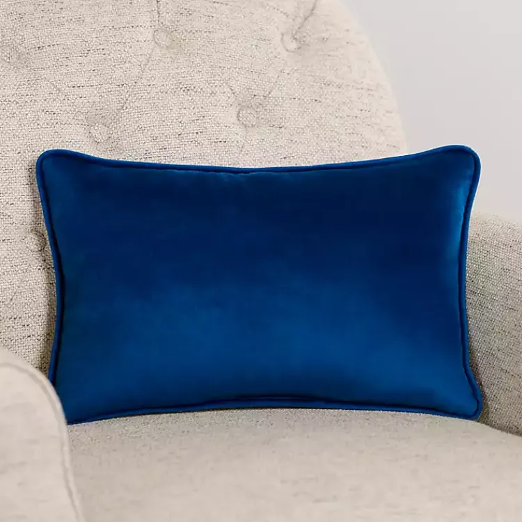 Pillows>Kirklands Home Blue Sit By Me Lumbar Pillow