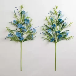 Stems & Bouquets>Kirklands Home Spring Flower Stems, Set of 2 Blue