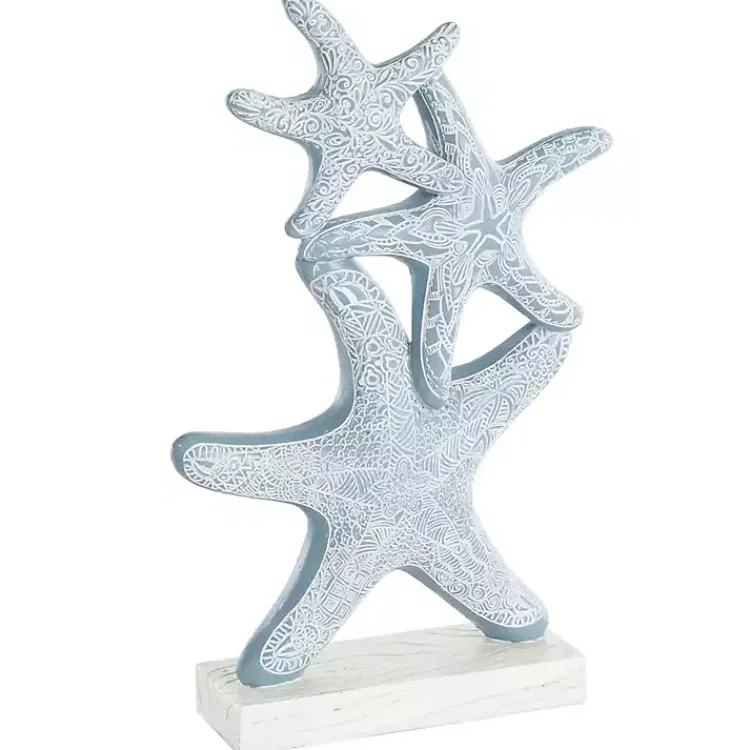 Statues & Figurines>Kirklands Home Blue Starfish Statue