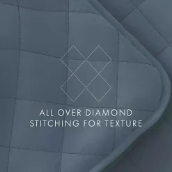 Kirklands Home Stitched Diamond 3-pc. Queen Quilt Set Blue Online