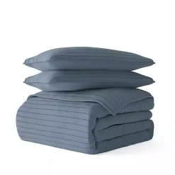 Kirklands Home Stitched Stripes 2-pc. Twin Quilt Set Blue Best