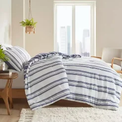 Kirklands Home Blue Stripe Jackson 3-pc. King Comforter Set Hot