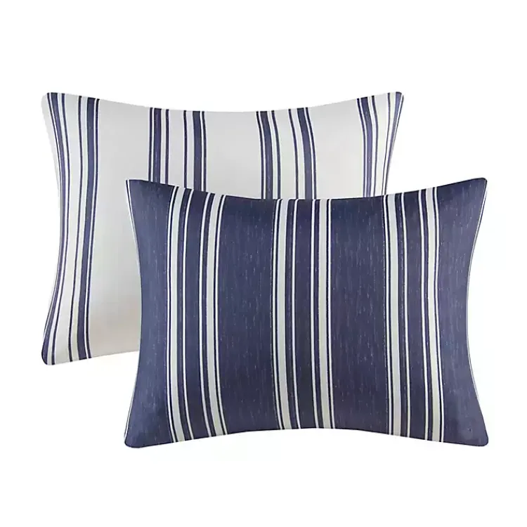 Kirklands Home Blue Stripe Jackson 3-pc. King Comforter Set Hot