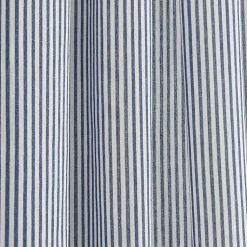 Kirklands Home Blue Stripe Ruffled Curtain Panel Set, 84 in. Best
