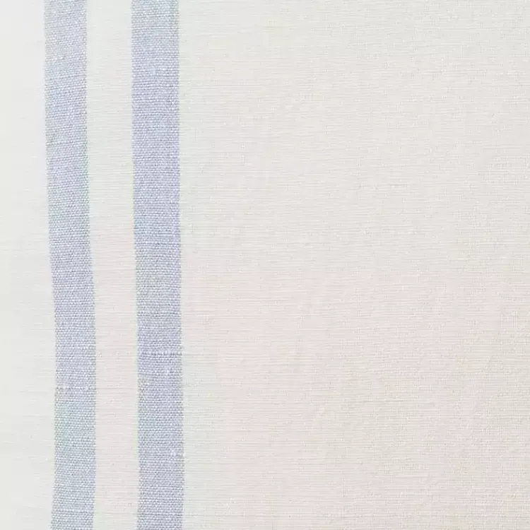 Pillows>Kirklands Home Blue Striped Linen Throw Pillow