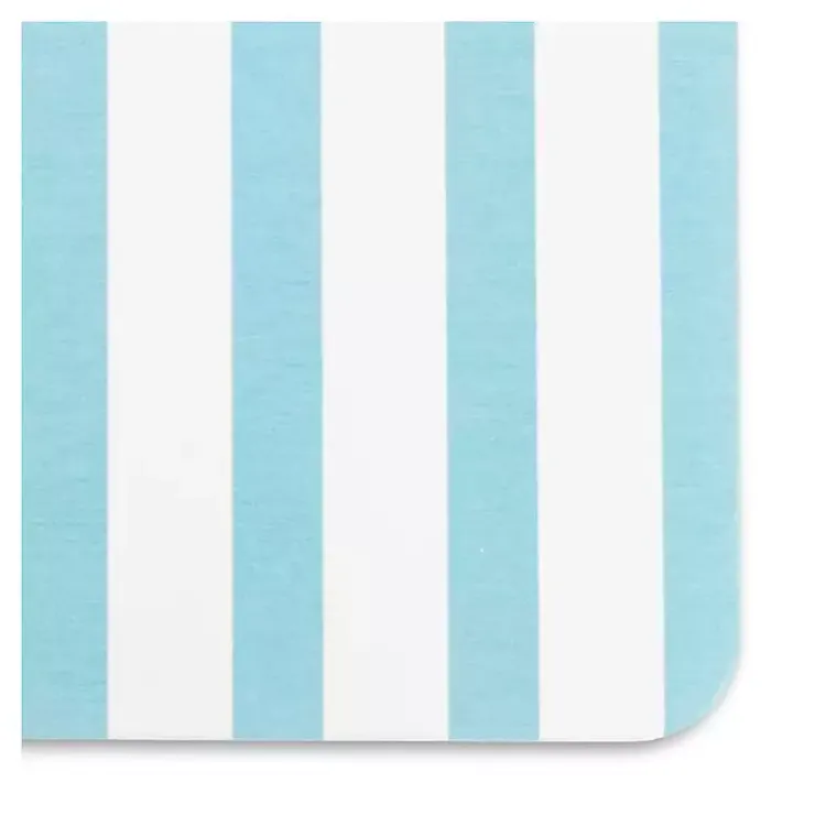 Kirklands Home Blue Striped Stone Bath Mat Discount
