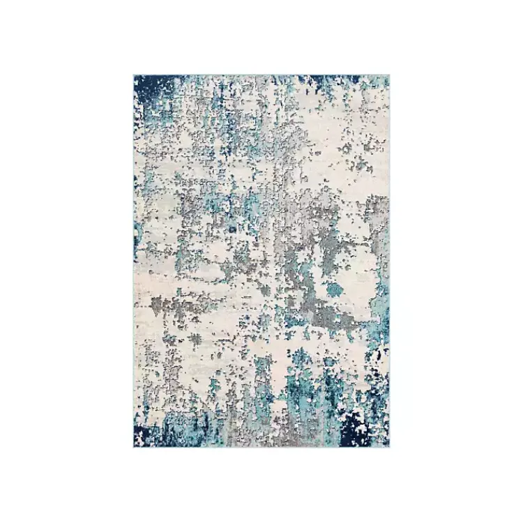 Kirklands Home Sutton Contemporary Area Rug, 7x10 Blue Online