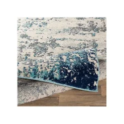 Kirklands Home Blue Sutton Contemporary Area Rug, 6x9 Sale