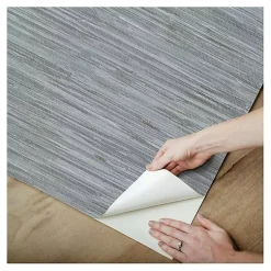 Kirklands Home Textured Grassweave Peel & Stick Wallpaper Blue Discount