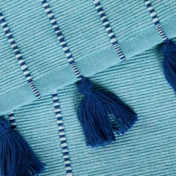 Kirklands Home Thera Stripe Table Runner Blue Sale