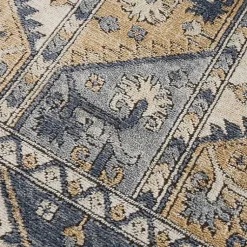 Kirklands Home Blue Tile Border Area Rug, 8x10 Best