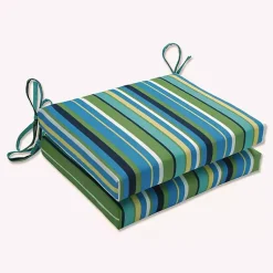 Kirklands Home Blue Topanga Square Seat Cushions, Set of 2 Outlet