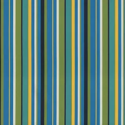 Kirklands Home Blue Topanga Striped Outdoor Chaise Cushion Clearance