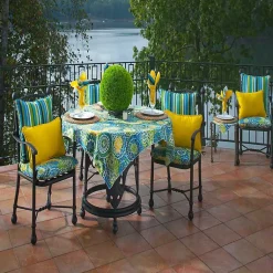 Kirklands Home Blue Topanga Striped Outdoor Pillows, Set of 2 Sale