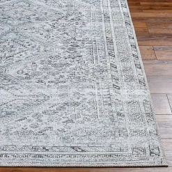 Kirklands Home Traditional Washable Area Rug, 6x9 Blue Online