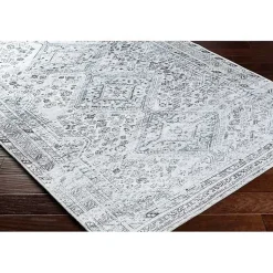 Kirklands Home Traditional Washable Area Rug, 7x10 Blue