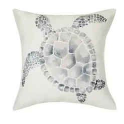 Kirklands Home Blue Turtle Outdoor Pillow Outlet