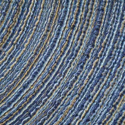 Kirklands Home Variegated Round Placemats, Set of 6 Blue Sale