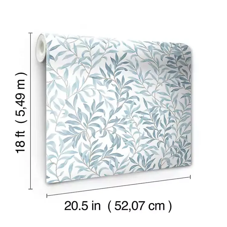 Kirklands Home Vines Peel & Stick Wallpaper Blue Sale