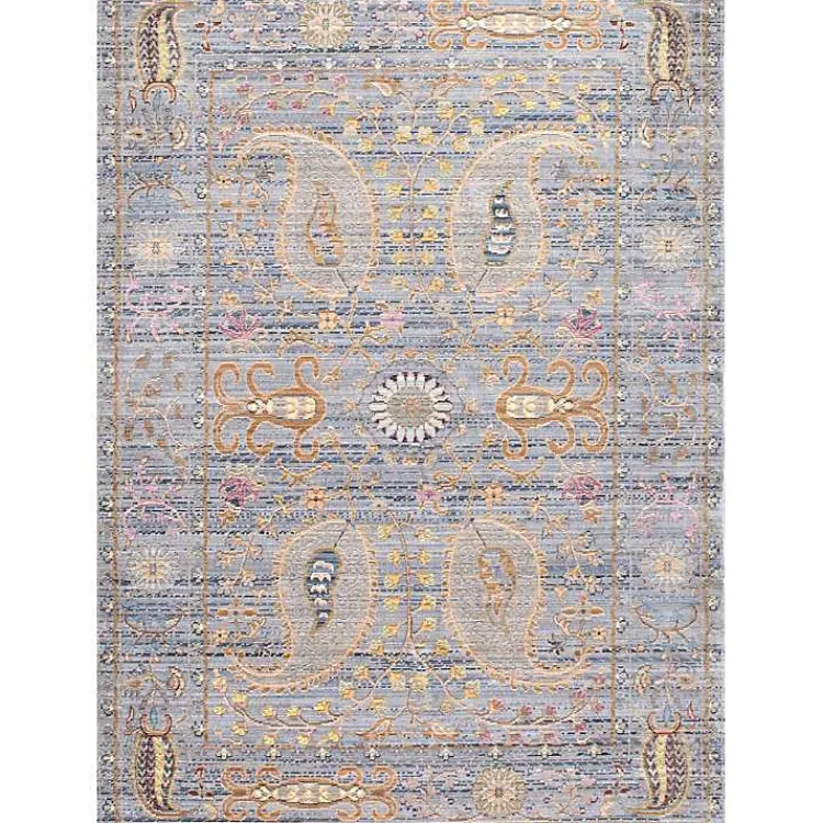 Kirklands Home Blue Vintage Killian Area Rug, 5x8 Outlet