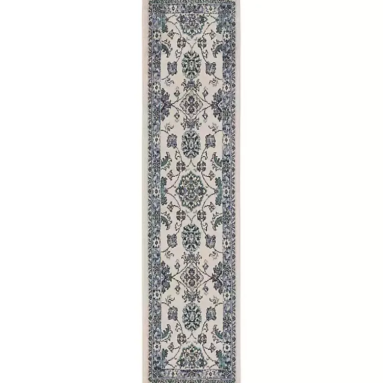 Kirklands Home Blue Vintage Medallion Indoor/Outdoor Runner Clearance