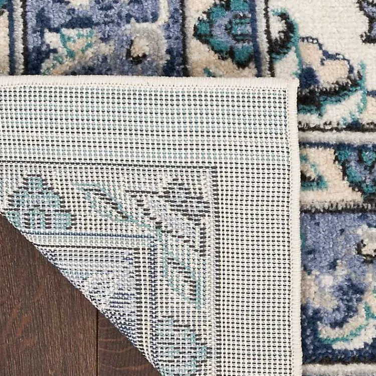 Kirklands Home Blue Vintage Medallion Indoor/Outdoor Rug, 4x6 Discount