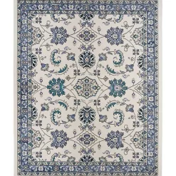 Kirklands Home Blue Vintage Medallion Indoor/Outdoor Rug, 8x10 Sale