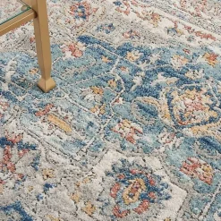 Kirklands Home Vintage Raj Area Rug, 3x5 Blue