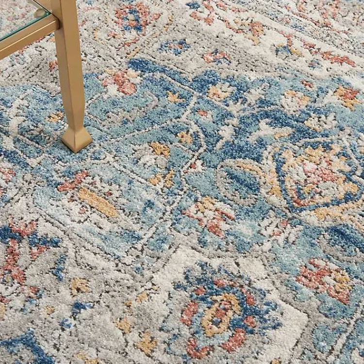 Kirklands Home Vintage Raj Area Rug, 3x5 Blue