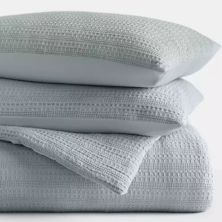 Kirklands Home Waffle Ultra-Soft 3-pc. Queen Comforter Set Blue Online