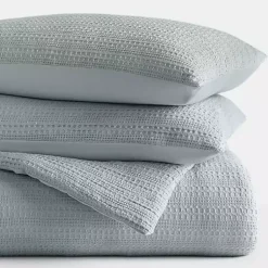 Kirklands Home Waffle Ultra-Soft 3-pc. Twin Comforter Set Blue