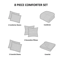 Kirklands Home Blue Watercolor 8-pc. Full/Queen Comforter Set Discount
