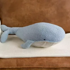 Pillows>Kirklands Home Blue Whale Boucle Pillow