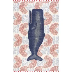 Kirklands Home Blue Whale Thomas Paul Area Rug, 5x8 Outlet