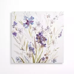 Kirklands Home Blue Wildflowers II Canvas Art Print Clearance