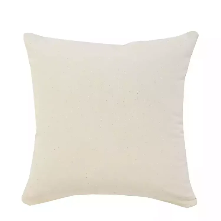 Pillows>Kirklands Home Blue Wispy Ways Tufted Stripes Cotton Pillow
