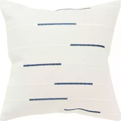 Pillows>Kirklands Home Blue Woven Lines Throw Pillow