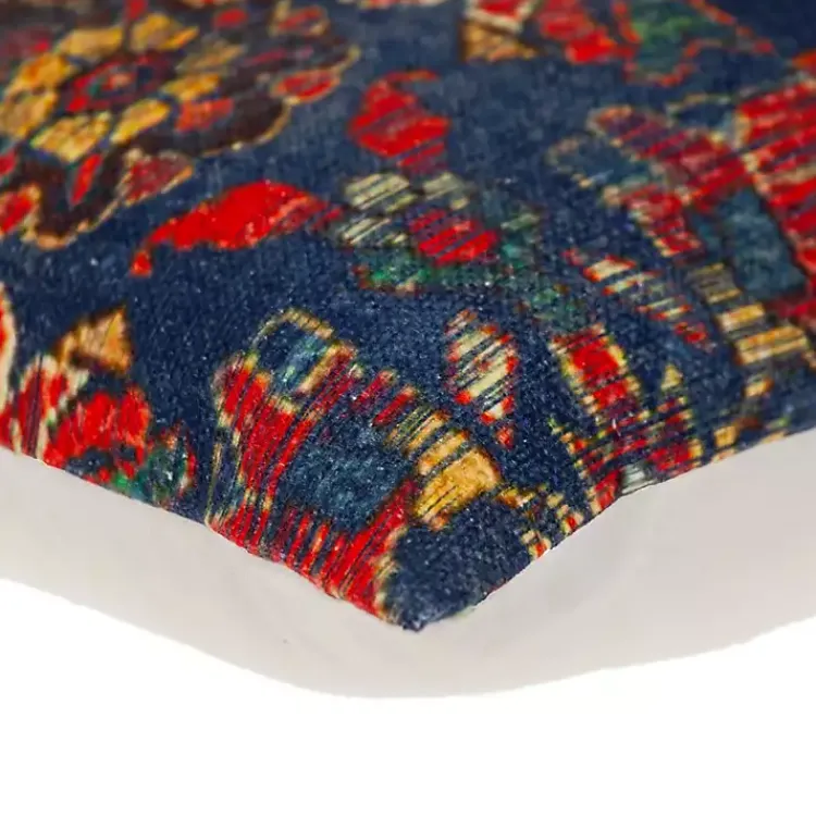 Pillows>Kirklands Home Blue Woven Tapestry Pillow